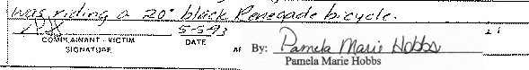 Signature versus initials